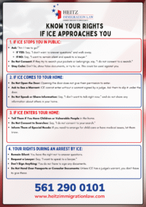 ICE Encounter? Know Your Rights | Heitz Immigration Law